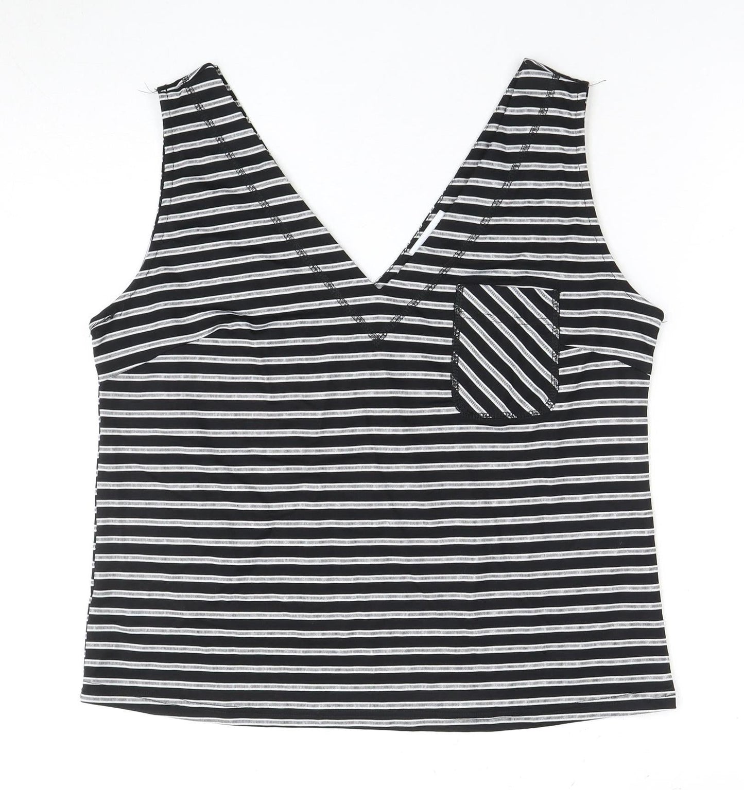 Womens UK Size 14 Warehouse Black Camisole Tank