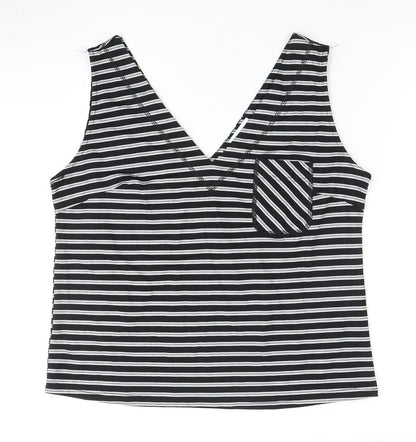 Womens UK Size 14 Warehouse Black Camisole Tank