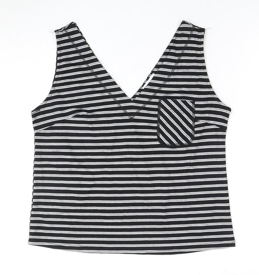 Womens UK Size 14 Warehouse Black Camisole Tank
