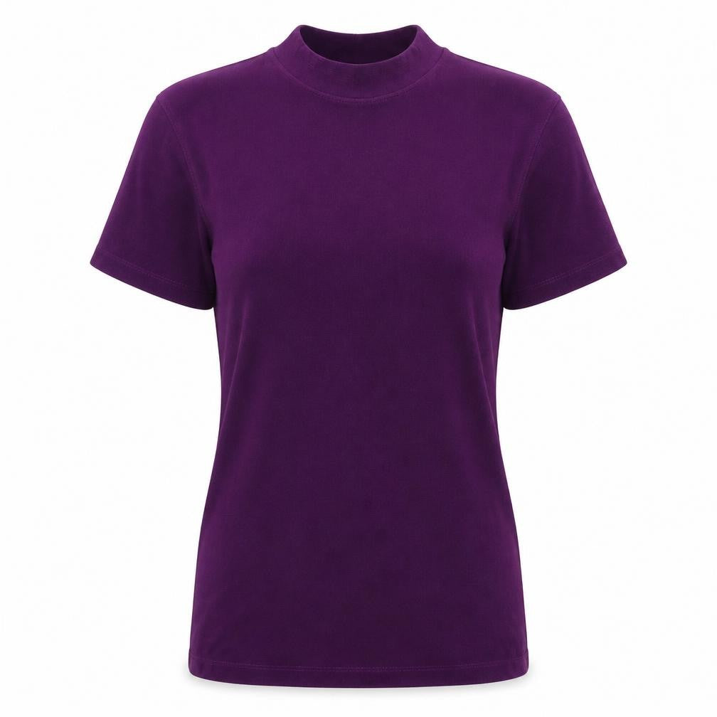 Womens UK Size S House of Fraser Purple Basic T-Shirt