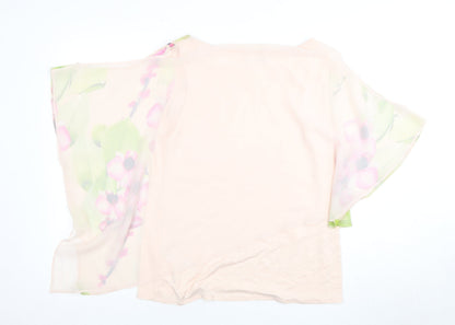 Womens UK Size M Wallis Multicoloured Basic Blouse
