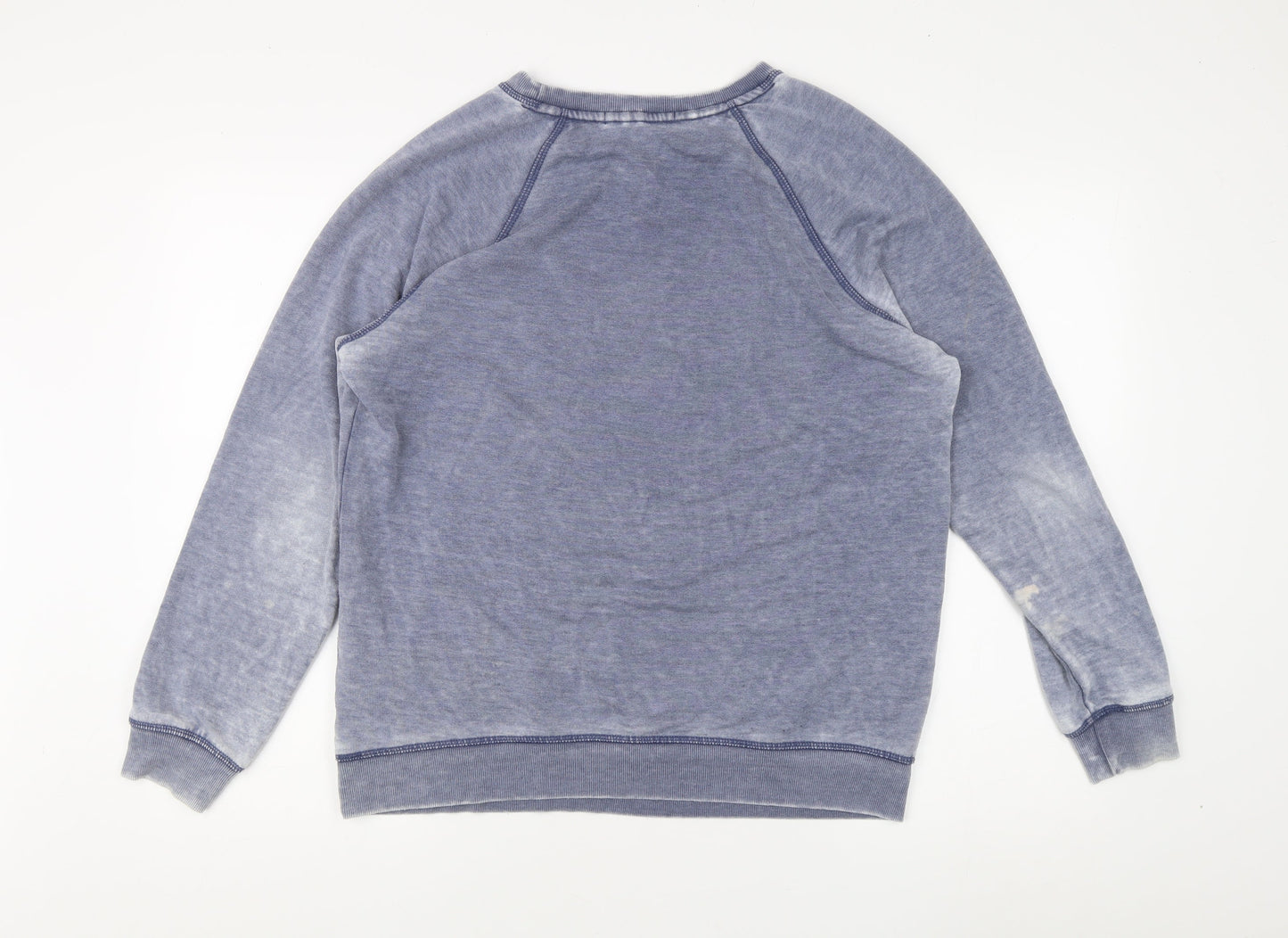 Mens UK Size M NEXT Blue Pullover Sweatshirt