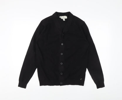 2nd Chapter Black Cardigan, Unisex, S, Classic Style