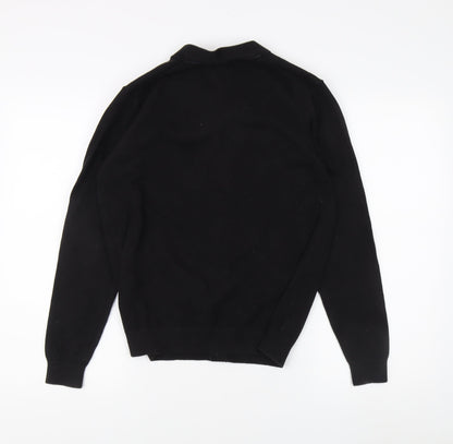 2nd Chapter Black Cardigan, Unisex, S, Classic Style