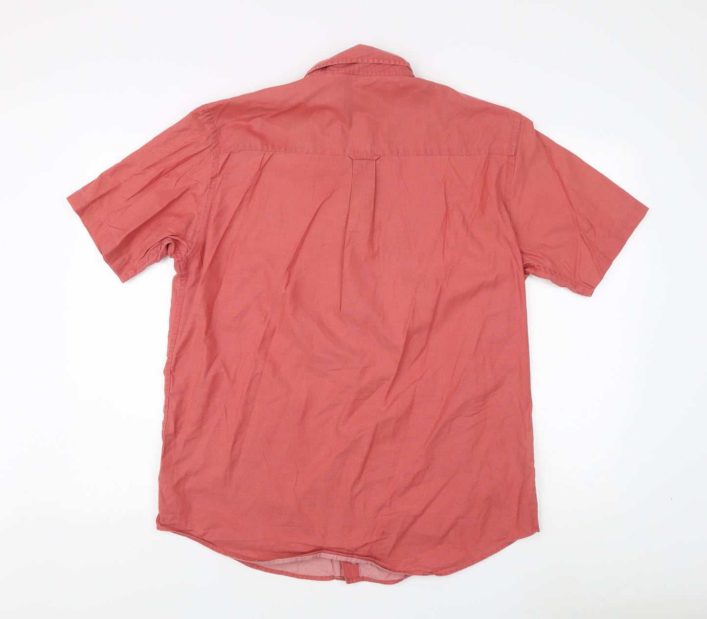 Guise Men's Red Short Sleeve Button-Up Shirt