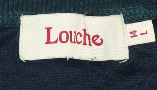 Louche Unisex Green Pullover Sweatshirt L