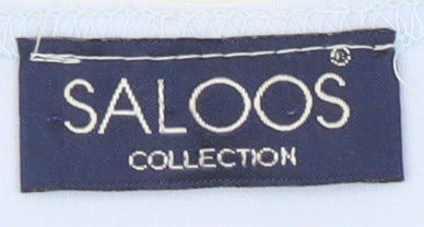 Womens UK Size L Saloos Collection Blue Tunic T-Shirt