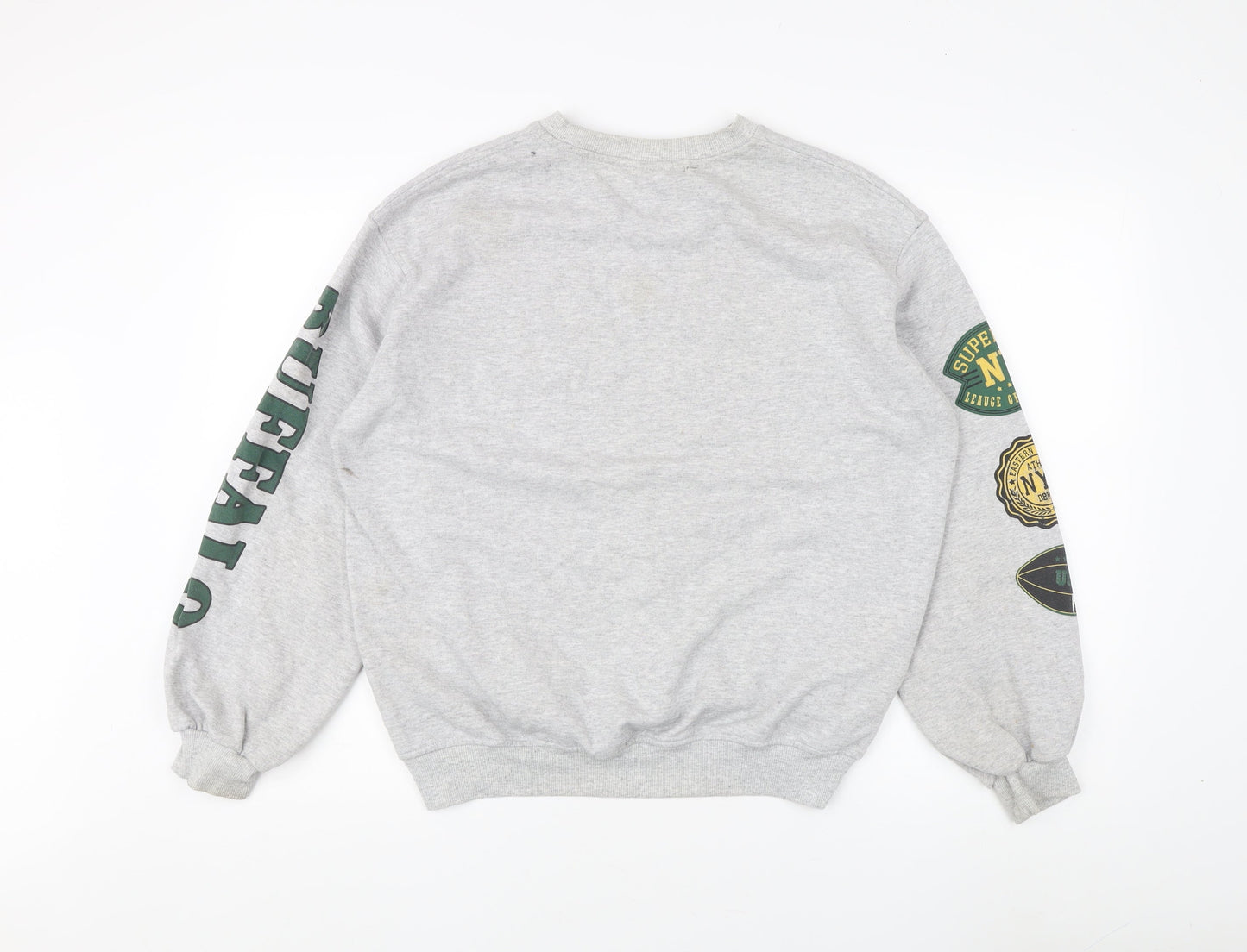 Urban Outfitters Grey Men's Logo Sweatshirt S