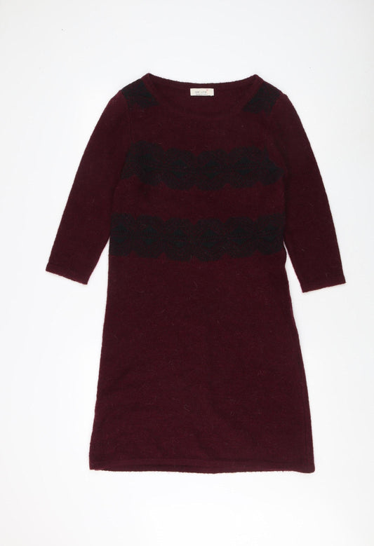Womens UK Size 10 Marks and Spencer Red Pullover Jumper