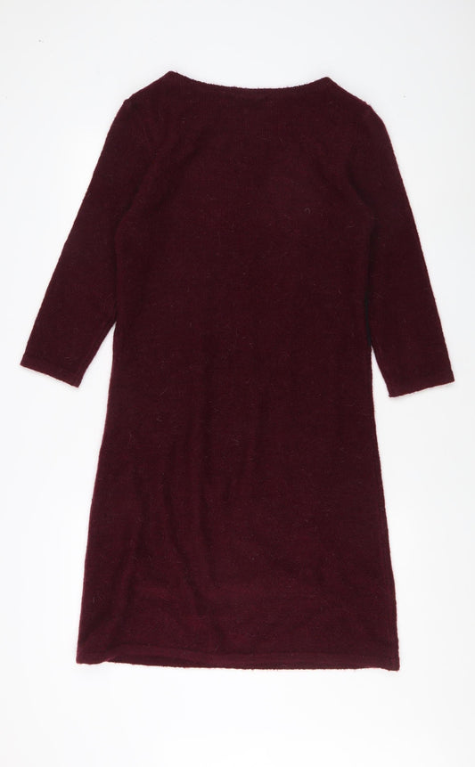 Womens UK Size 10 Marks and Spencer Red Pullover Jumper