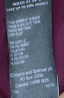 Womens UK Size 10 Marks and Spencer Red Pullover Jumper