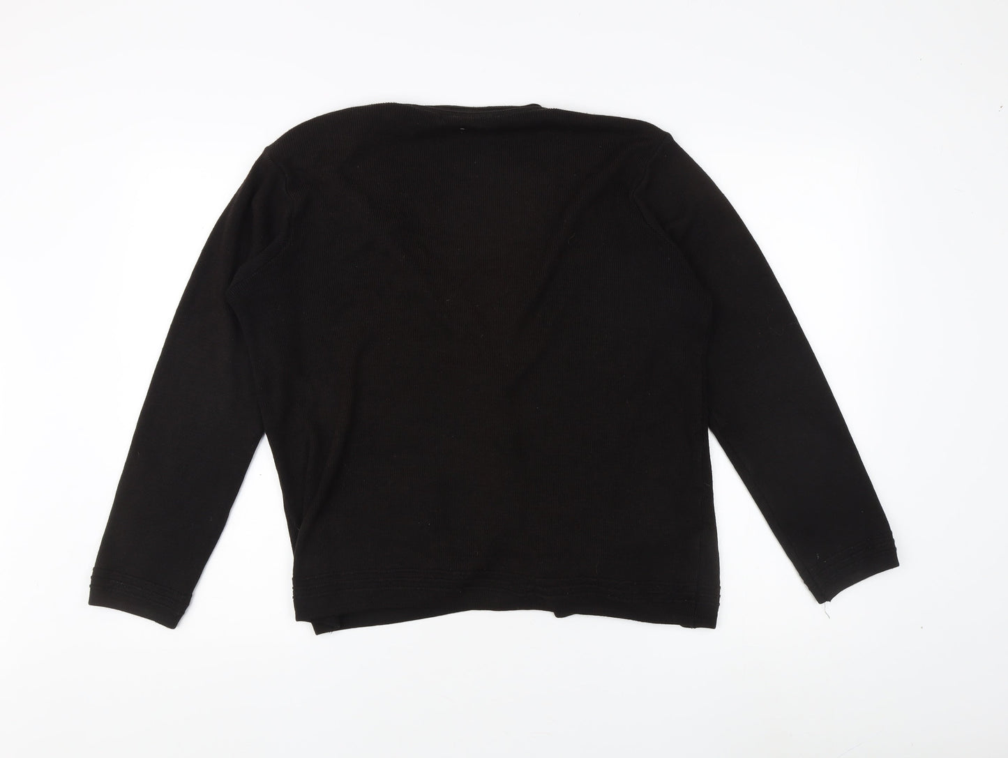 Womens UK Size 14 Berketex Black Cardigan Jumper