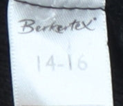 Womens UK Size 14 Berketex Black Cardigan Jumper
