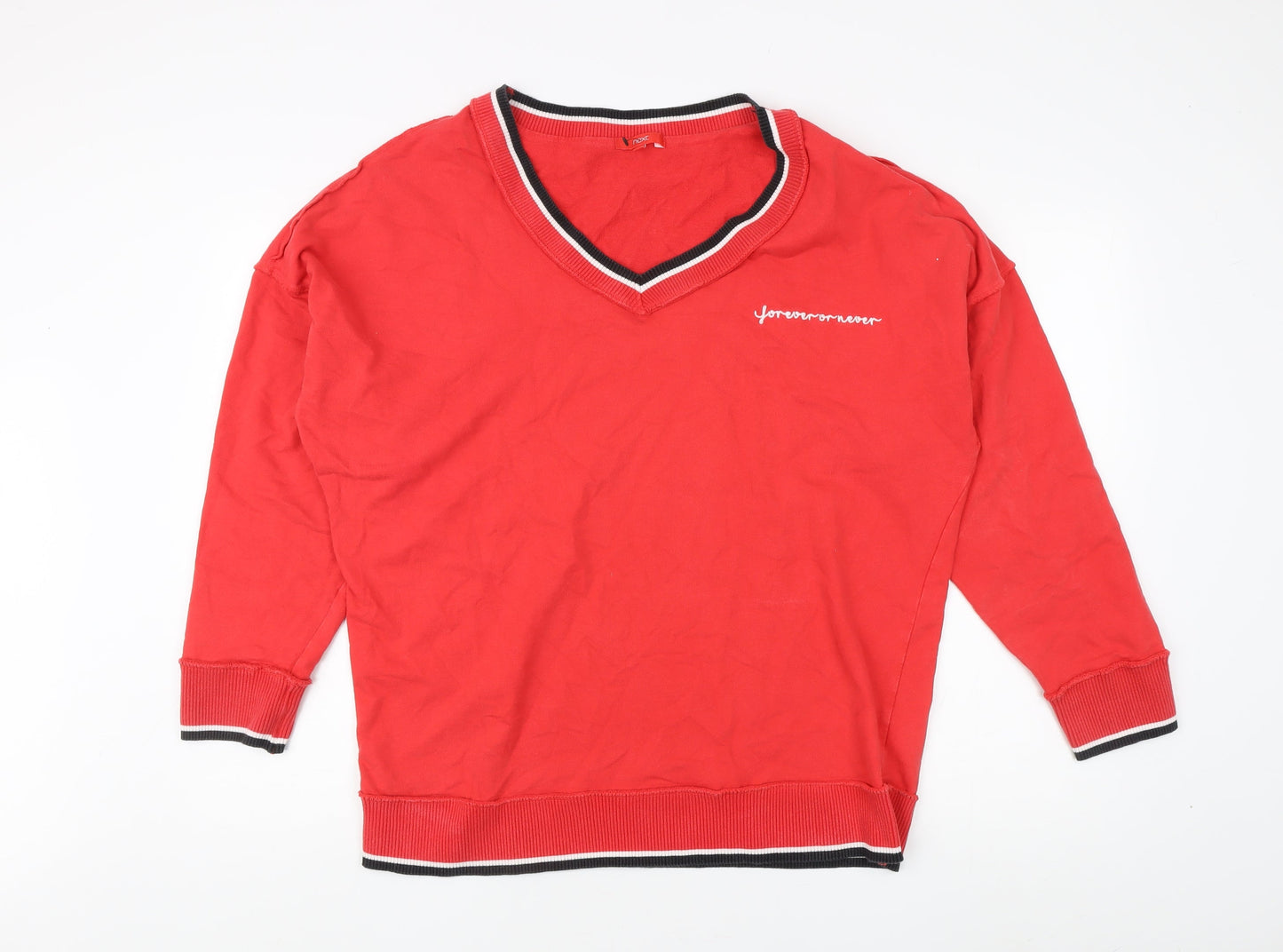 Womens UK Size 18 NEXT Red Pullover Sweatshirt