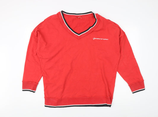 Womens UK Size 18 NEXT Red Pullover Sweatshirt