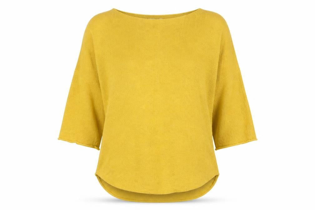 Womens UK Size XL Isabella D. Yellow Pullover Jumper
