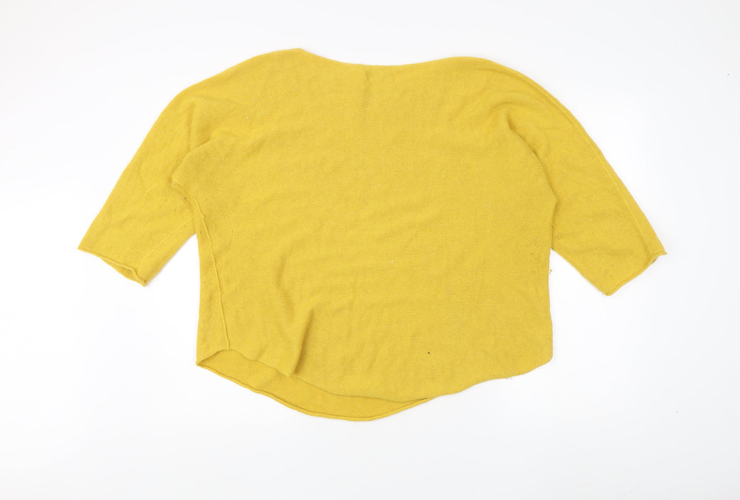 Womens UK Size XL Isabella D. Yellow Pullover Jumper