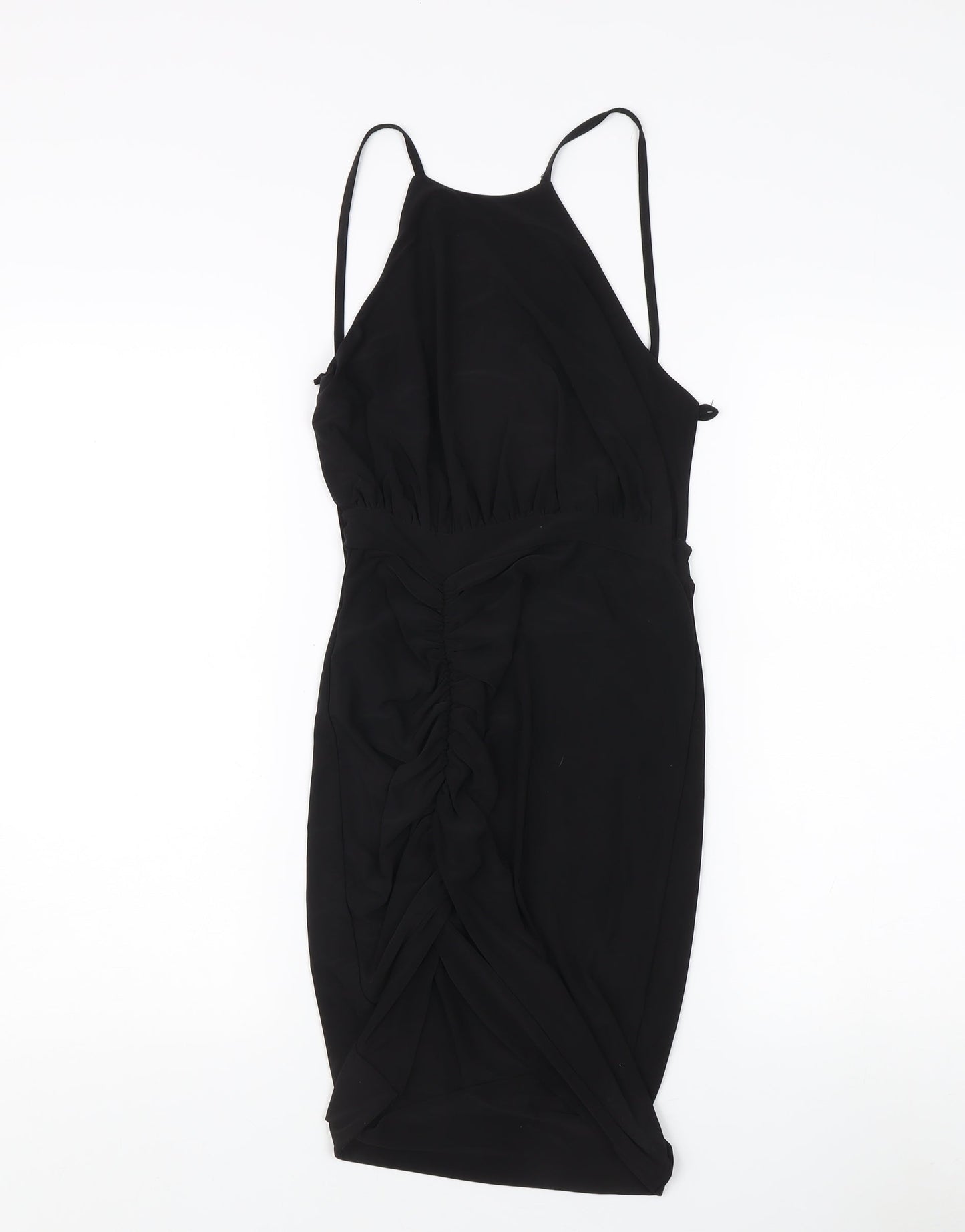 PrettyLittleThing Women's Black Bodycon Dress Size 10