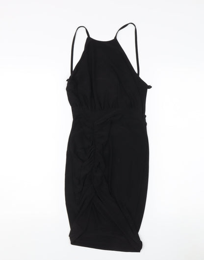 PrettyLittleThing Women's Black Bodycon Dress Size 10