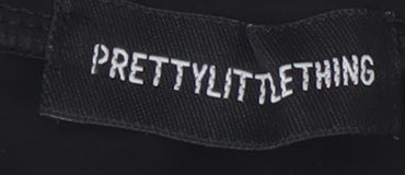 PrettyLittleThing Women's Black Bodycon Dress Size 10