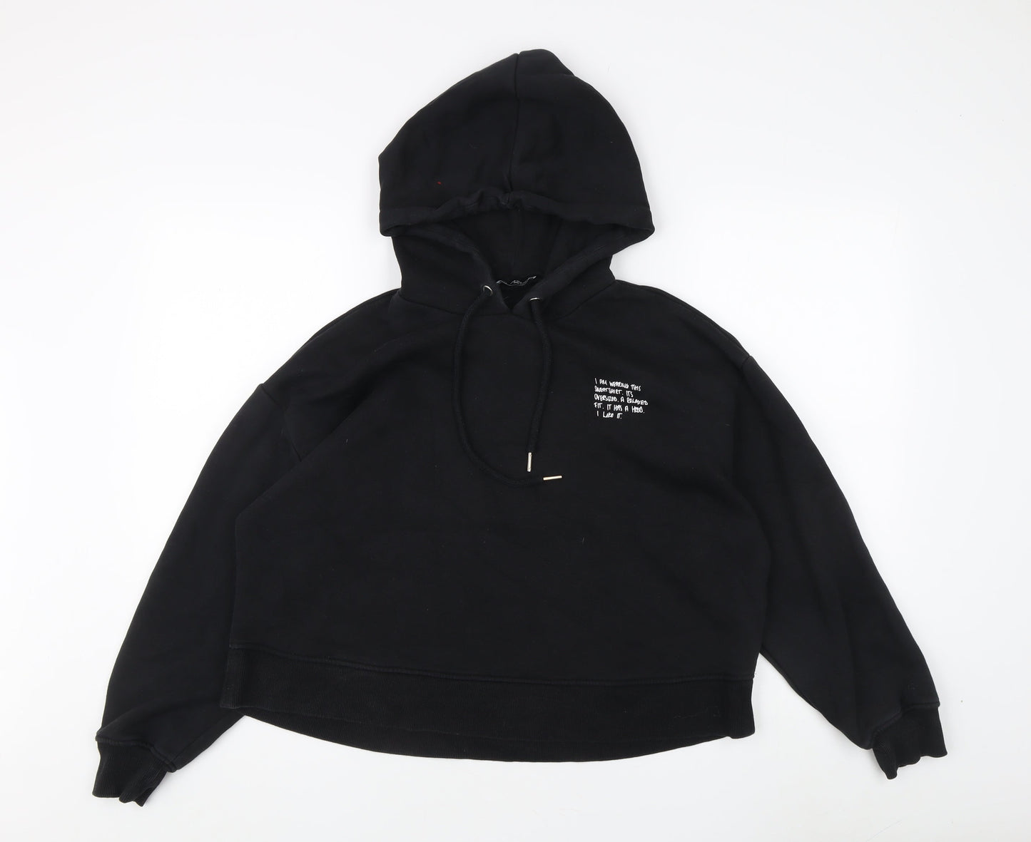 Zara Black Women's Pullover Hoodie M