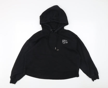Zara Black Women's Pullover Hoodie M