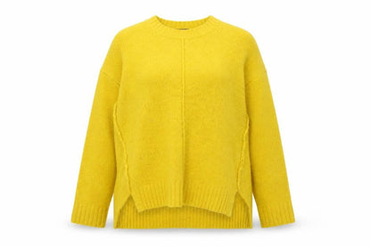Womens UK Size M Marks and Spencer Yellow Pullover Jumper