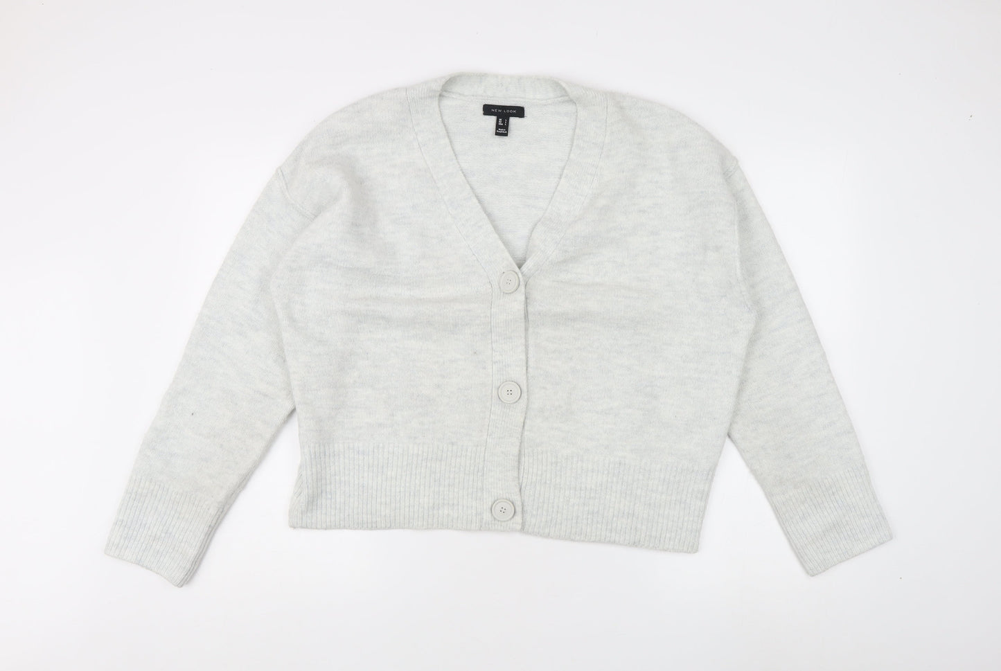 Womens UK Size L New Look Ivory Cardigan Jumper
