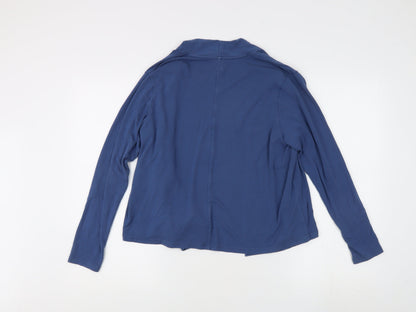 Womens UK Size 12 John Lewis Blue Cardigan Jumper