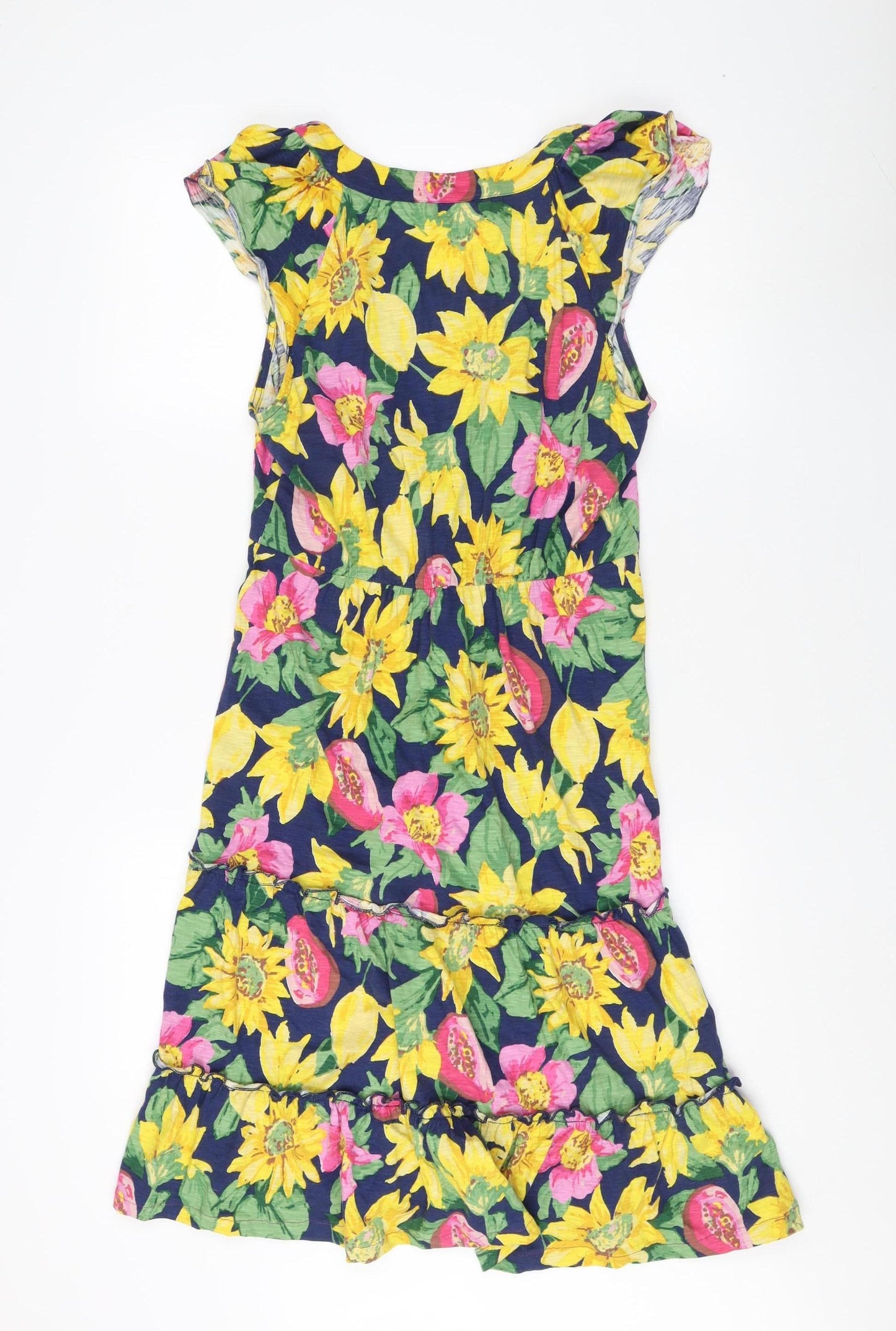 Monsoon Women's Floral Cap Sleeve Dress M