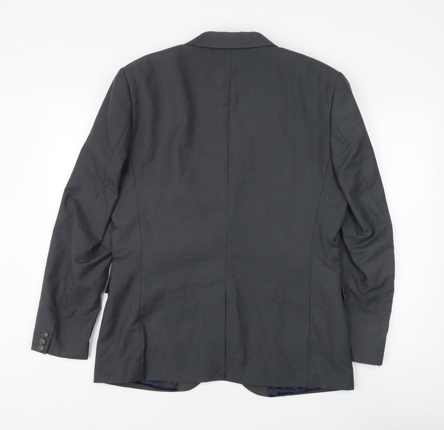 Mens UK Size 42 Topman Regular Grey Suit Jacket