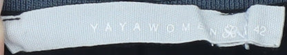 Yaya Women Black Blouse, Size 14, Relaxed Casual