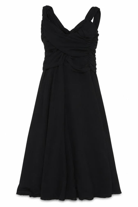 Anne Smith Black Sleeveless Dress Women Size 12