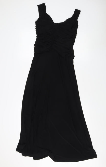 Anne Smith Black Sleeveless Dress Women Size 12