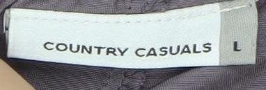 Country Casuals Women’s Purple Floral Midi Skirt Size L