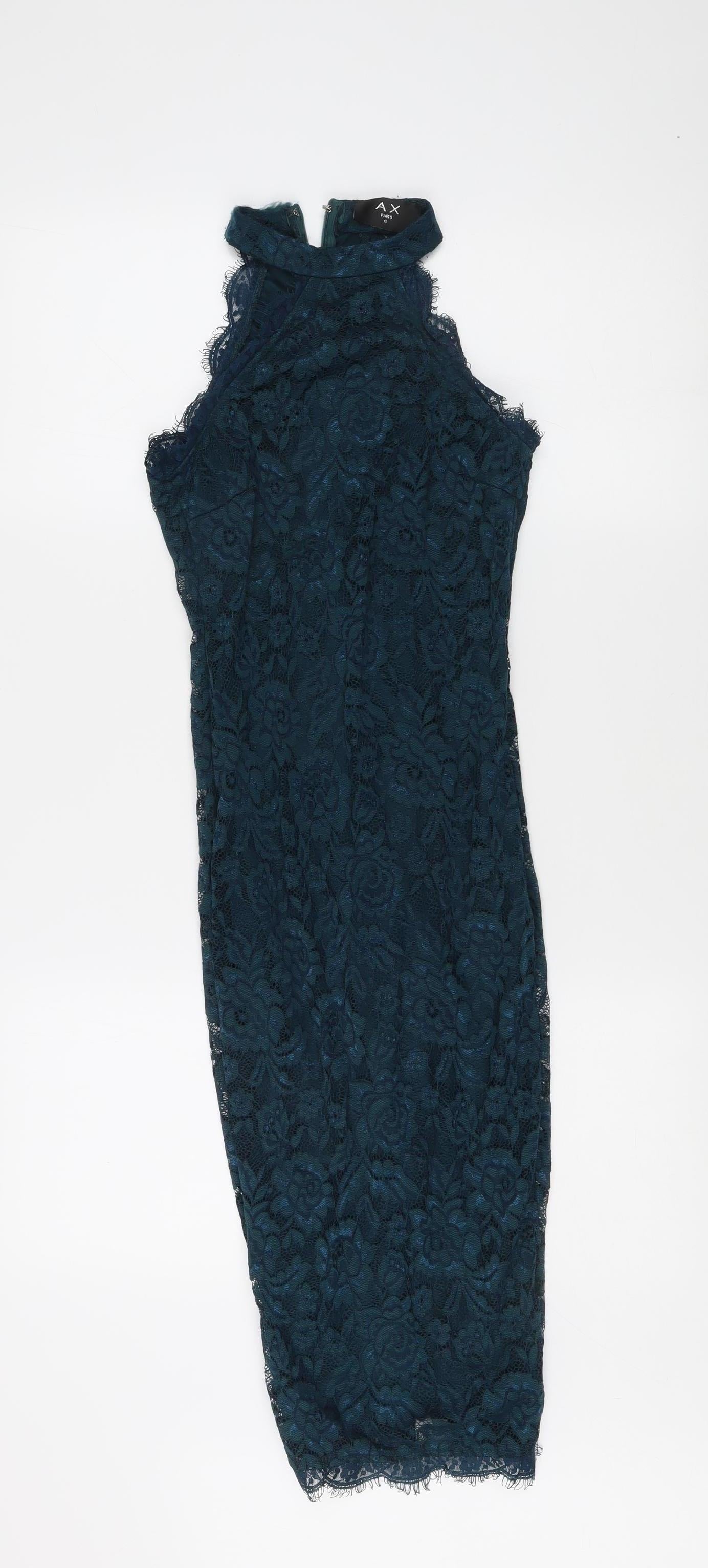 AX Paris Women's Blue Bodycon Dress Size 6