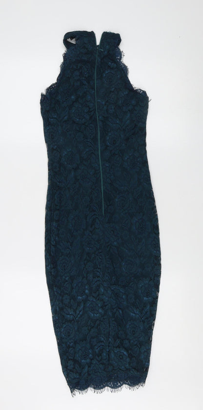 AX Paris Women's Blue Bodycon Dress Size 6