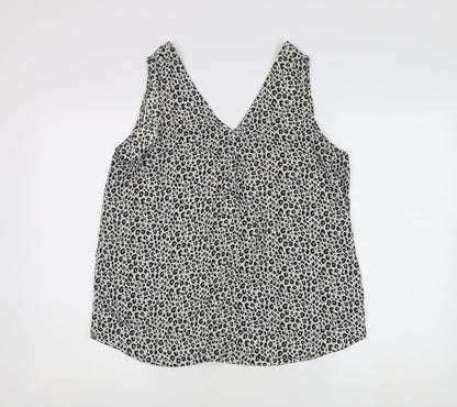 Womens UK Size 14 Marks and Spencer Multicoloured Basic Tank