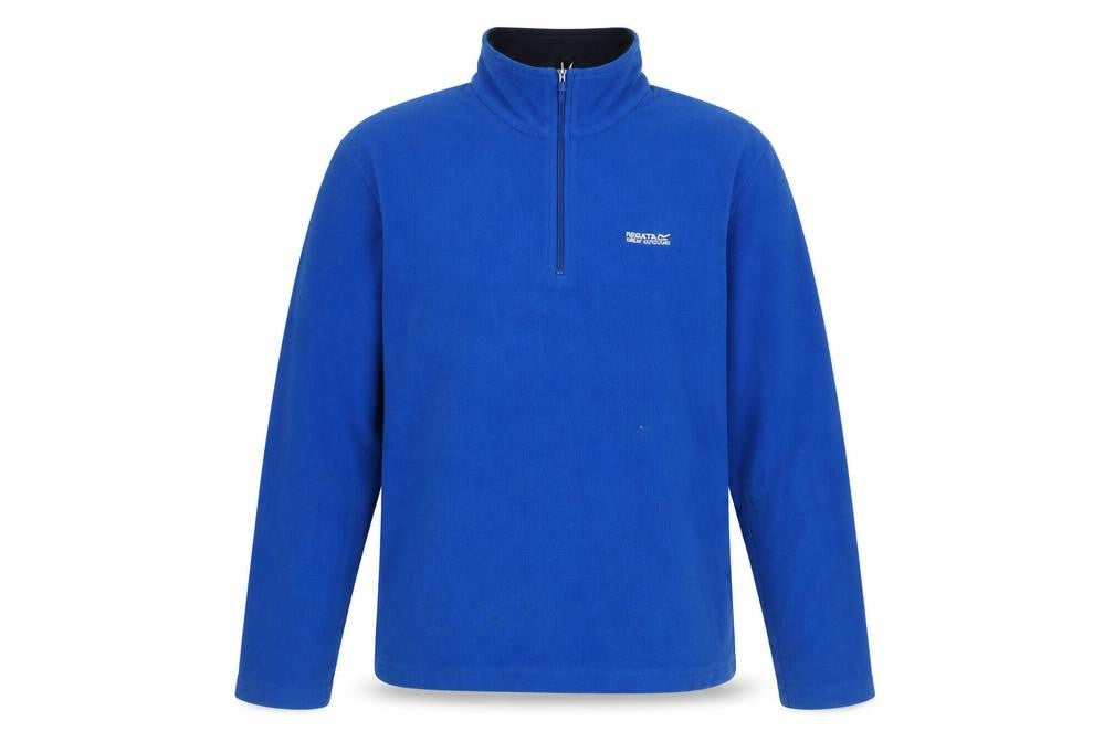 Mens UK Size L Regatta Blue 1/4 Zip Sweatshirt