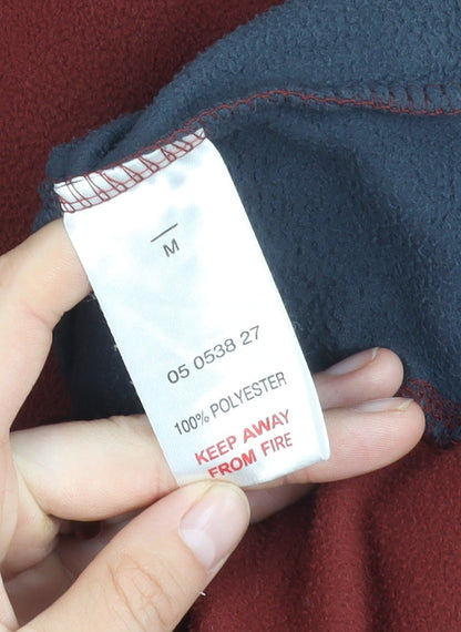 Mens UK Size M Peter Storm Red Henley Sweatshirt
