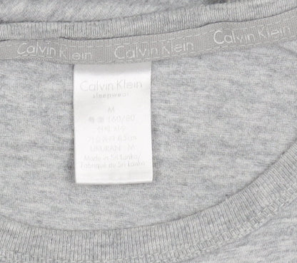 Calvin Klein Women's Grey M Basic T-Shirt