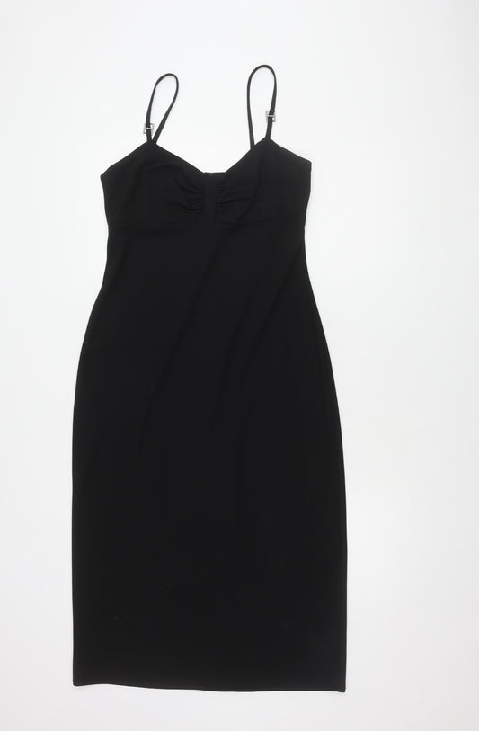 Long Tall Sally Women's Black Slip Dress Size 12