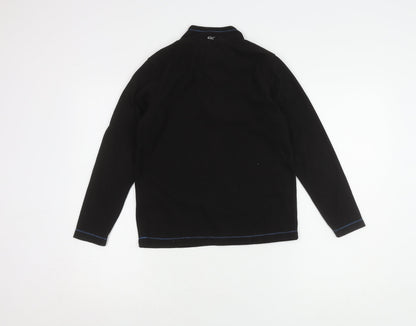 Regatta Boys Black Zip Sweatshirt 11 Years