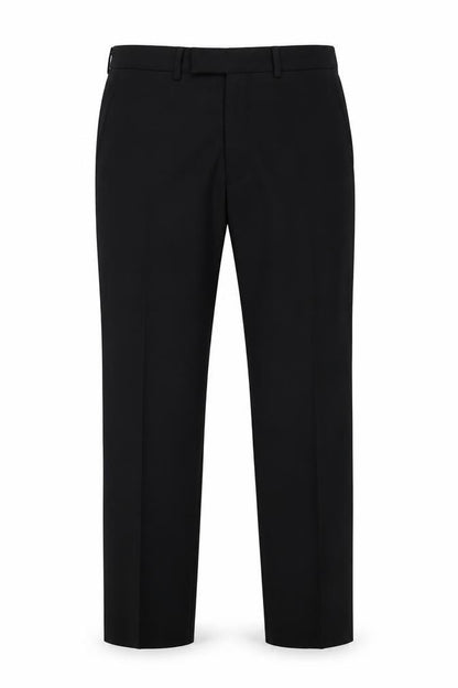 Mens UK Size 32 Moss 1851 Regular Fit Dress Pants Black Trousers