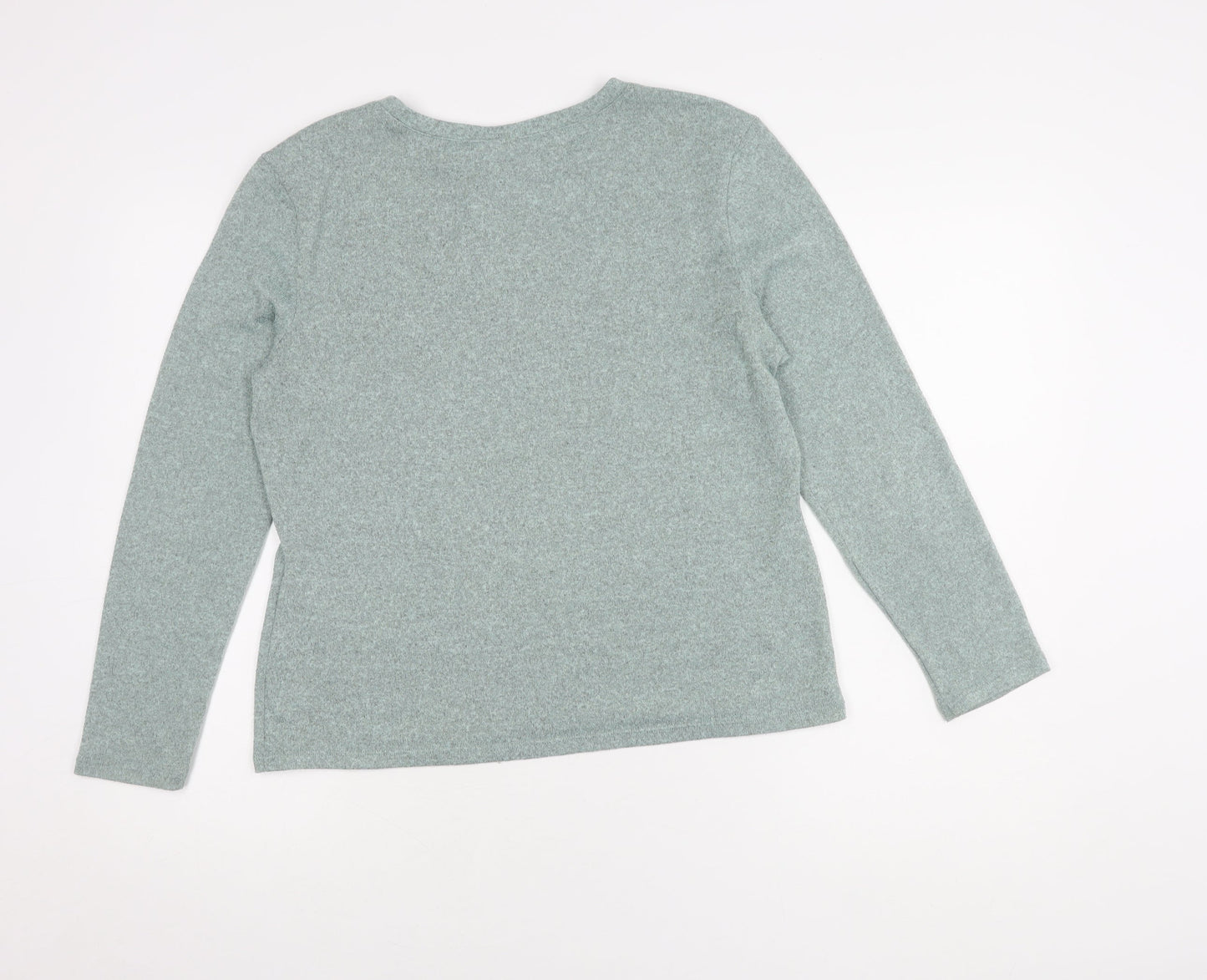 Womens UK Size M Jacqueline de Yong Green Pullover Jumper
