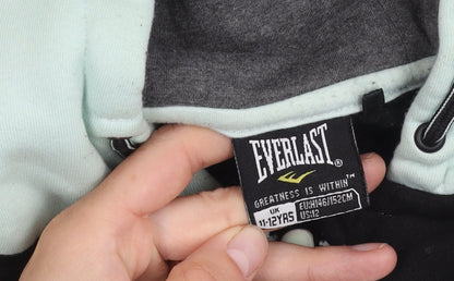 Everlast Boys' Black Colourblock Jacket 11-12Y Full Zip Hood