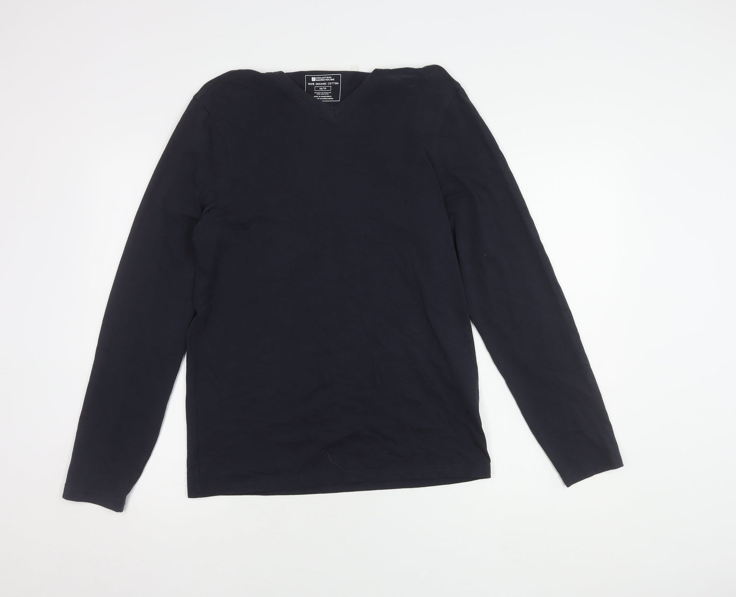 Mountain Warehouse Men's XS Black T-Shirt Long Sleeve V-Neck