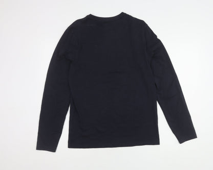 Mountain Warehouse Men's XS Black T-Shirt Long Sleeve V-Neck