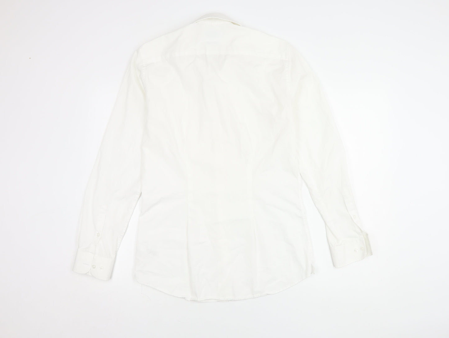 Next Men's White 15 Slim Fit Button-Up Shirt