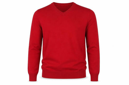 Mens UK Size M Pierre Cardin Red Pullover Jumper